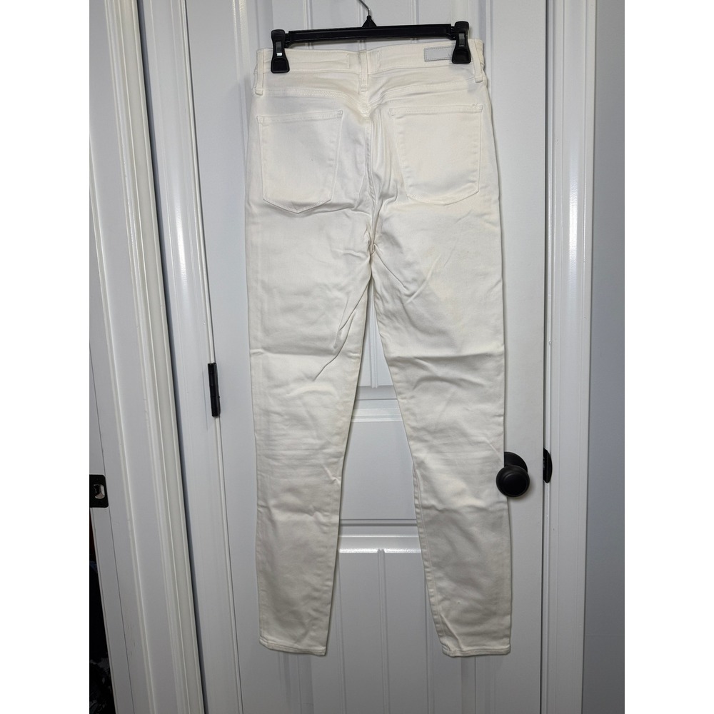 Abercrombie & Fitch Simone High Rise Super Skinny Jeans White 27 Long - Picture 3 of 5